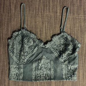 Lace Crop Top - part of set, matching skirt